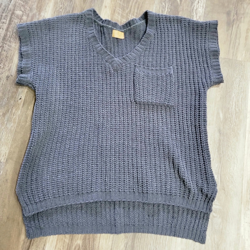 POL dark gray sweater